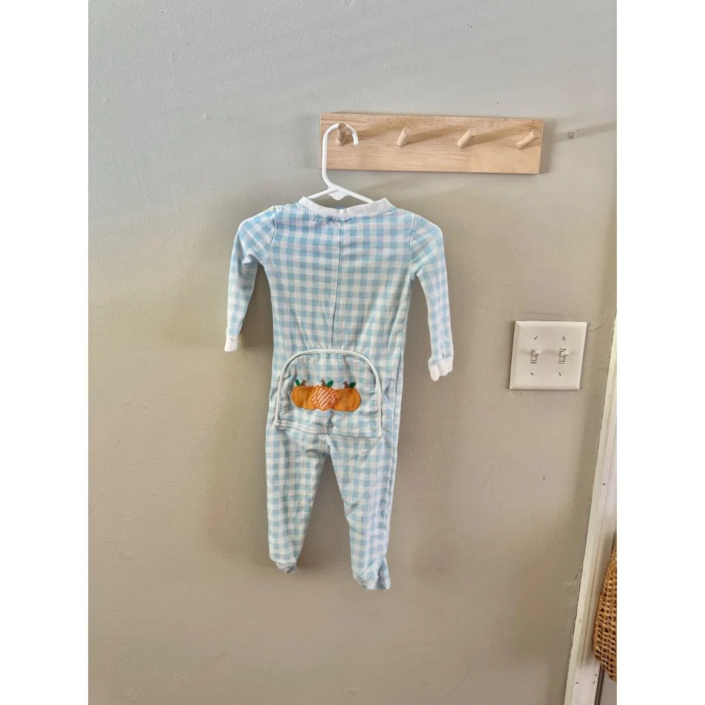 12M Classic whimsy gingham one piece